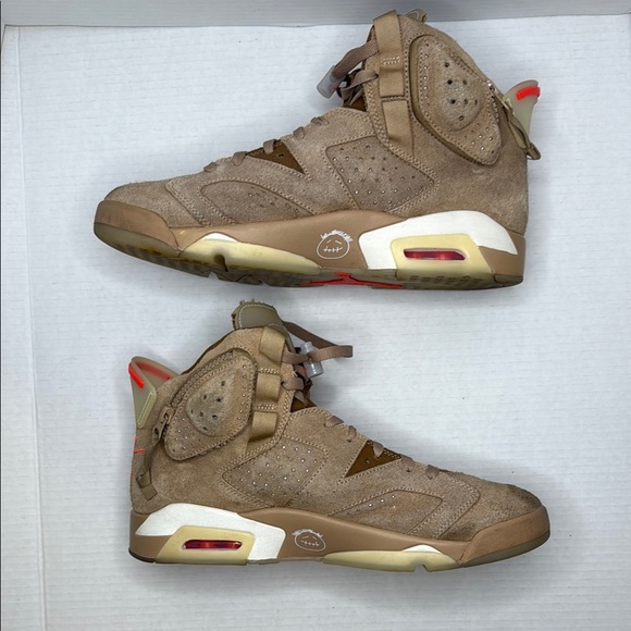 travis scott jordan 6 retro british khaki